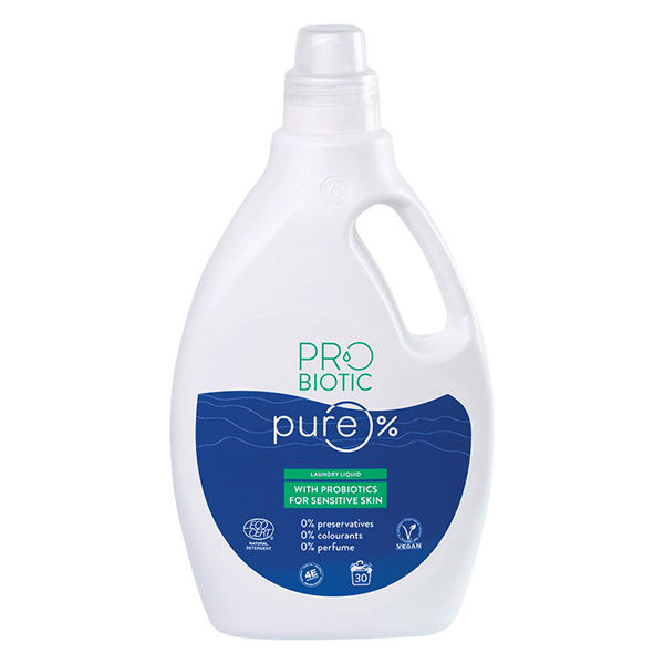Detergent cu probiotice pentru rufe (30 spalari) Probiotic Pure - 1.5 litri